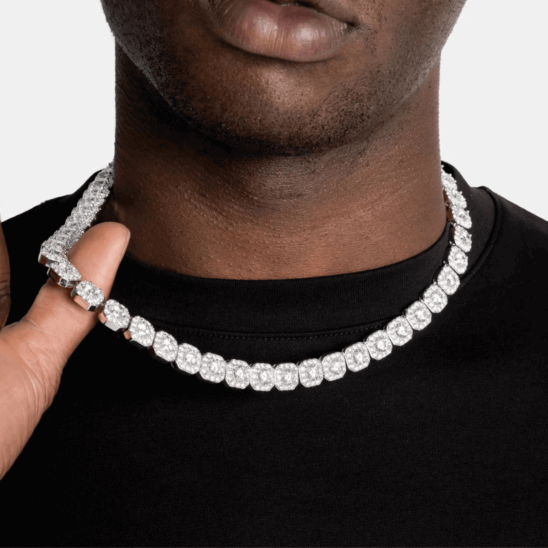 12MM Lunaris Chain - Ouro Branco