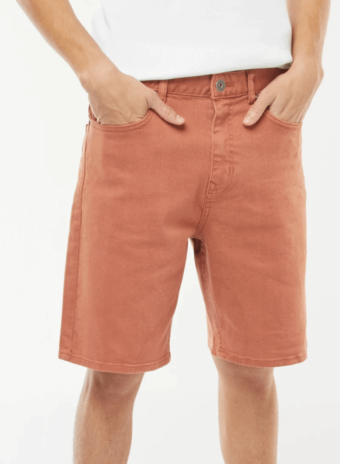 Daniel - Bermudas de Sarja Vermelho