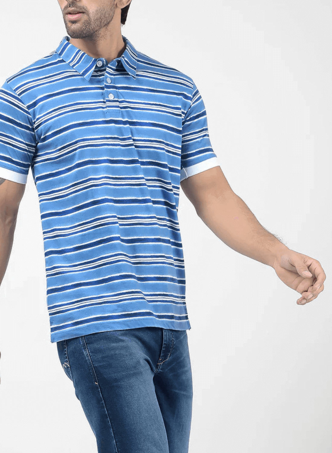 Diego - Camiseta Polo Masculina  Azul S24