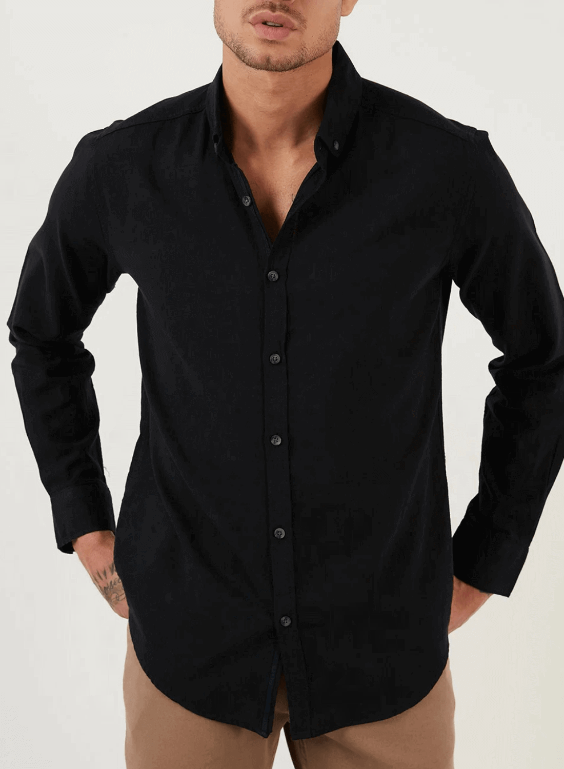 Manuel - Camisa Regular Preto