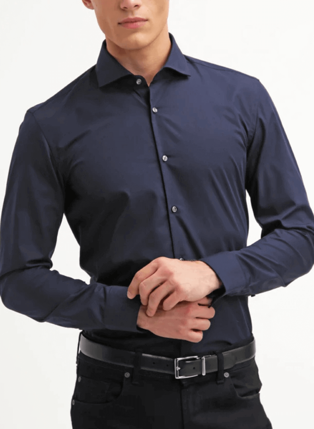 Tomás - Camisa Formal Azul Marinho