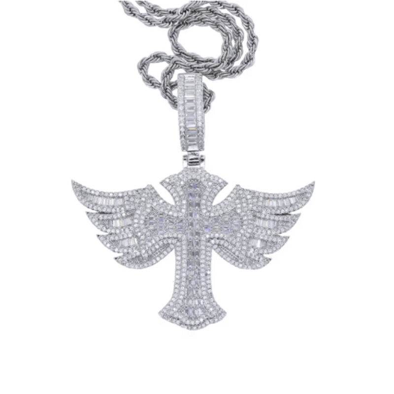 Pingente Serafim - Ouro Branco